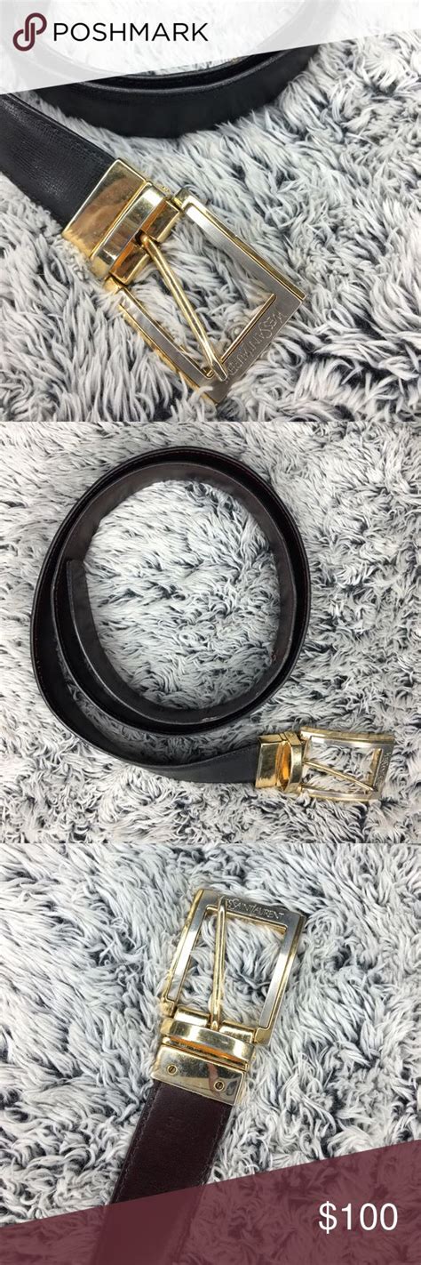 ysl reversible belt|ysl belt used.